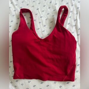 Lululemon Align Tank Size 4 Dark Red